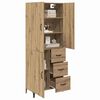 vidaXL Highboard z szufladą Dąb rzemieślniczy 69,5 x 34 x 180 cm