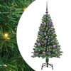 vidaXL Sztuczna choinka z podstawą Zielony 120 cm PVC i Stal i Plastik