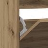 vidaXL Szafka na buty, przydymiony dąb, 80x21x87,5 cm