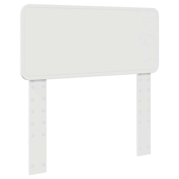 vidaXL Zagł&oacute;wek Biały 75 cm Materiał drewnopochodny