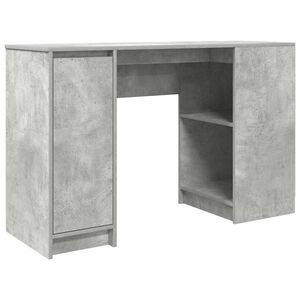 vidaXL Biurko Beton Szary 120x42x76 cm Drewno klejone