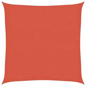 vidaXL Żagiel przeciwsłoneczny, 160 g/m&sup2;, terakotowy, 2,5x2,5 m, HDPE
