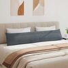 vidaXL Poduszki na sofę 2 pcs Ciemnoszary 200 x 40 cm