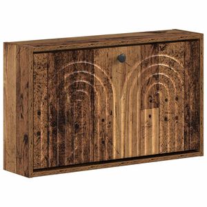vidaXL Wisząca szafka na buty ALKMAAR 71 x 17 x 43 cm Stare drewno