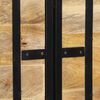 vidaXL Zagł&oacute;wek 160 cm lite drewno mango i żelazo