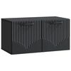 vidaXL Szafka RTV montowana na ścianie Czarny 59,5 x 31 x 30 cm