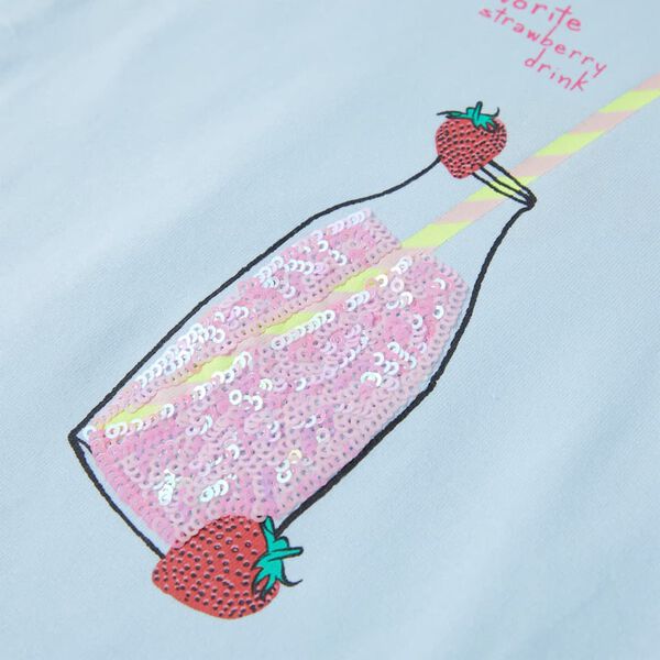 Koszulka dziecięca, delikatny błękit, 116