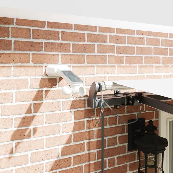 vidaXL Tkanina Zadaszenia z Biały 400 &times; 350 cm Poliester