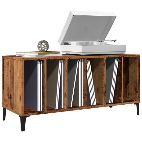 vidaXL Szafka na płyty, stare drewno, 100x38x48 cm