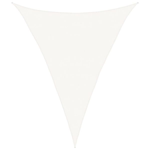 vidaXL Żagiel przeciwsłoneczny, 160 g/m&sup2;, biały, 5x7x7 m, HDPE