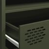 vidaXL Szafka RTV, oliwkowa, 202x39x43,5 cm, stal walcowana na zimno