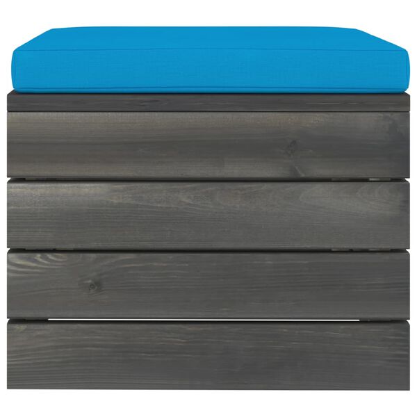 vidaXL 12-cz. zestaw wypoczynkowy z palet, z poduszkami, lita sosna