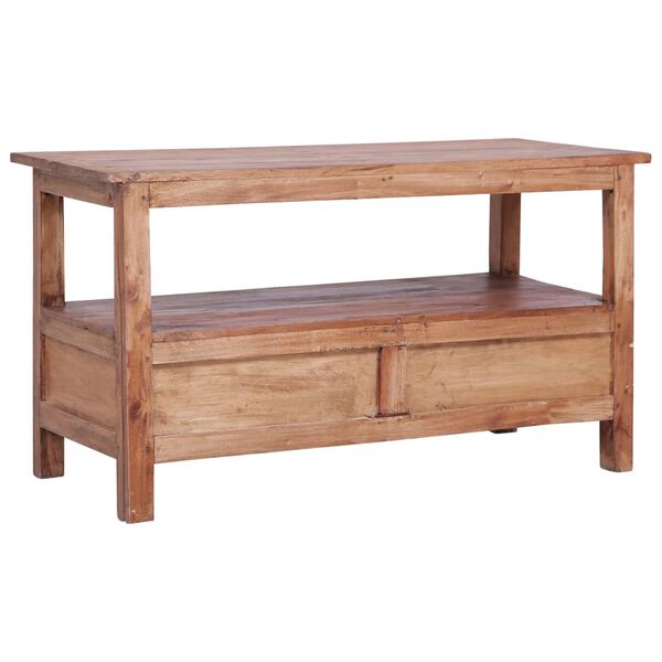 vidaXL Szafka pod TV, 90 x 40 x 50 cm, lite drewno z odzysku