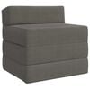 vidaXL Składana Sofa Ł&oacute;żko jasnoszary 200 x 70 x 15 cm