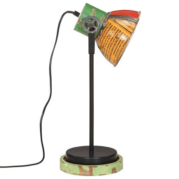 vidaXL Lampa stołowa, 25 W, wielokolorowa, 17x17x50 cm, E27