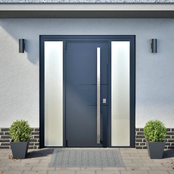 vidaXL Donice ogrodowe, 2 szt., antracytowe, 30x30x30 cm, stalowe