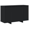 vidaXL Bufet Czarny 120 x 41 x 75 cm Drewno inżynieryjne
