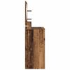 vidaXL Toaletki do sypialni z szufladą Stare drewno 80 x 39,6 x 135 cm