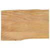 vidaXL Blat stołu, 60x40x2,5 cm, naturalna krawędź, lite drewno mango