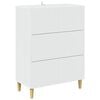 vidaXL Szafka z Szufladami Biały 66 x 34,5 x 90 cm Drewno inżynieryjne
