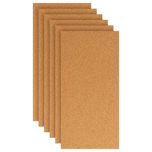 vidaXL Arkusz korkowy 6 pcs 100 x 50 x 1 cm korek Brązowy
