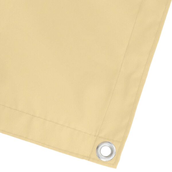 vidaXL Ekran balkonowy piaskowy 110 x 800 cm Materiał Oxford