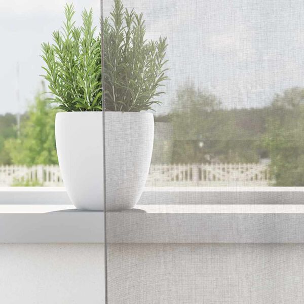 vidaXL Zasłony woalowe z przelotkami 2 szt. Jasnoszary 140x260 cm