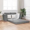 vidaXL Sofa Bed 60cm Ciemnoszary Aksamit