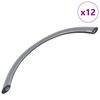 vidaXL Uchwyt 12 szt. Srebrny 107 x 3.6 x 23 mm Stal nierdzewna