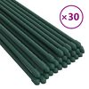 vidaXL Podp&oacute;rki do roślin, 30 szt., zielone, 180 cm, stalowe