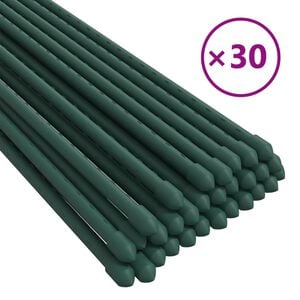 vidaXL Podp&oacute;rki do roślin, 30 szt., zielone, 180 cm, stalowe