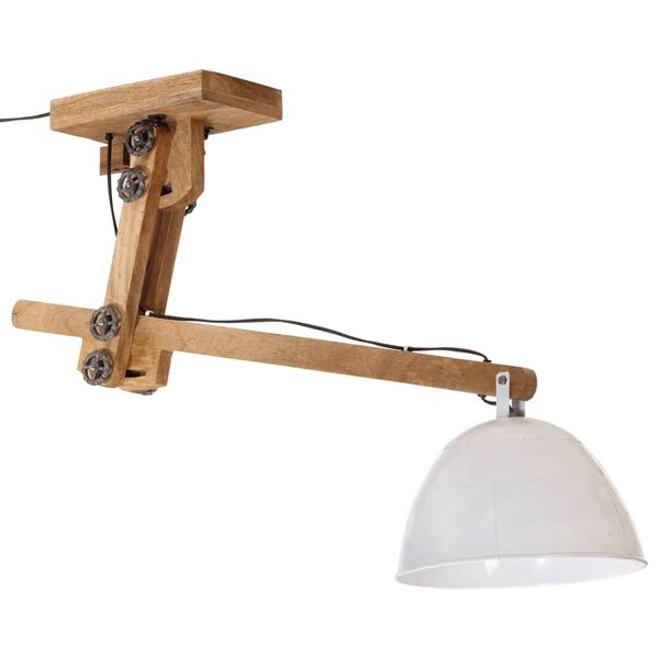 vidaXL Lampa sufitowa 25 W, biała, 105x30x65-108 cm, E27