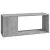 vidaXL Szafka pod telewizor, szarość betonu, 80x24x32 cm