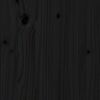 vidaXL P&oacute;łka łazienkowa, czarna, 63x26x171 cm, lite drewno sosnowe