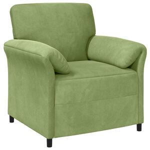 vidaXL Sofa 1-osobowa Jasnozielony 88 x 83 x 95 cm Welur