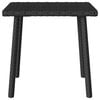 vidaXL Stolik kawowy ogrodowy prostokątny czarny 40x40x37cm polirattan
