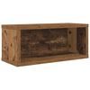 vidaXL Stojak na płyty CD Drewno dębowe 40 x 17 x 17 cm