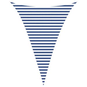 vidaXL Żagiel przeciwsłoneczny Niebieski i biały 3 x 4 x 4 m