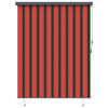 vidaXL Roleta Pomarańczowy i brązowy 200 x 250 cm Materiał i Aluminium