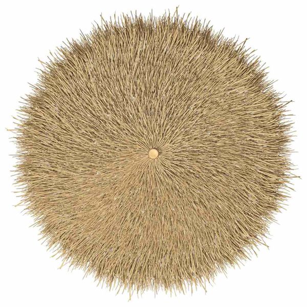 Parasol ogrodowy z bambusa i bananowych liści, 270 cm