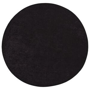 vidaXL Dywan z możliwością prania, antracytowy, &Oslash; 200 cm