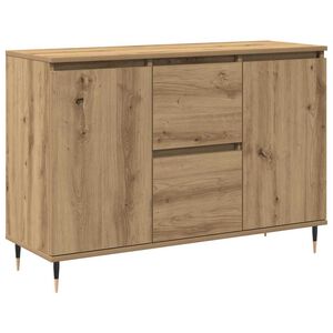 vidaXL Bufet Dąb rzemieślniczy 101,5 x 35 x 70 cm Drewno inżynieryjne