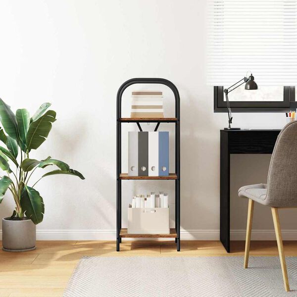 vidaXL P&oacute;łka na książki Stare drewno 40 x 30 x 109 cm