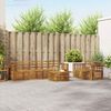 vidaXL Zestawy sof 7 pcs Naturalny Lite Drewno Akacji