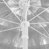 vidaXL Parasol plażowy w hawajskim stylu, biały, 240 cm
