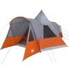 vidaXL Namiot Teepee dla 8 os&oacute;b 8-osobowy Szary i pomarańczowy