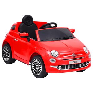 vidaXL Elektryczny samoch&oacute;d jeździk Fiat 500, czerwony