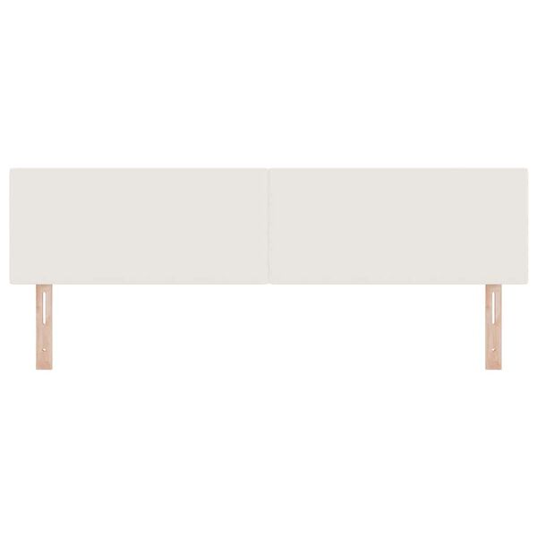 vidaXL Zagł&oacute;wek Kremowy 180 cm Tkanina sztruksowa