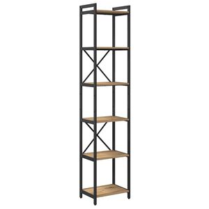 vidaXL P&oacute;łka na książki Dąb rzemieślniczy 40 x 30 x 189,5 cm