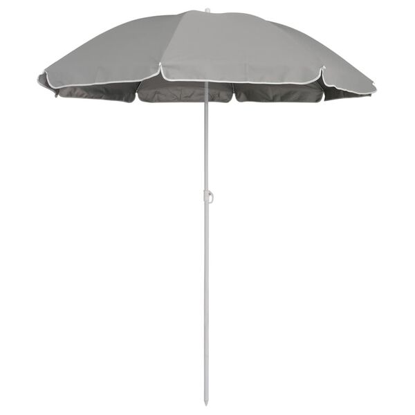 Eurotrail Parasol plażowy UPF 50+, szary